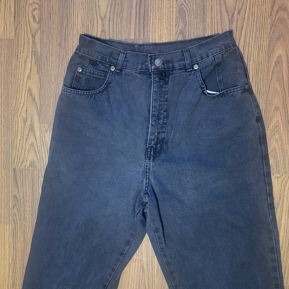 Vintage Blue Zone 90s Black Denim Jeans Made in Canada Men’s Size 31 B69 - Picture 4 of 11